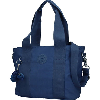 キプリング トートバッグ レディース ブランド Kipling ミンタ M UP ロゴ ワンポイント 無地 2WAY KI8642-5PZ Casual Blue KI8642-5PZ