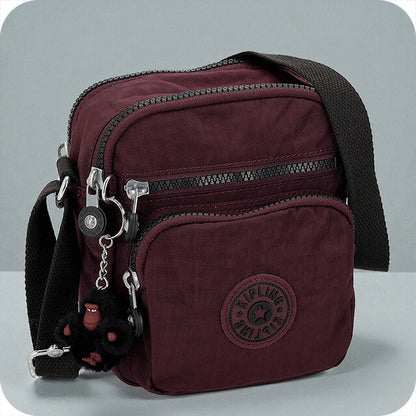キプリング ショルダーバッグ レディース ブランド Kipling KI91611QG MULBERRY MOCHA ボルドー 斜めがけ 高級 おしゃれ プレゼント 女性 実用的 かわいい