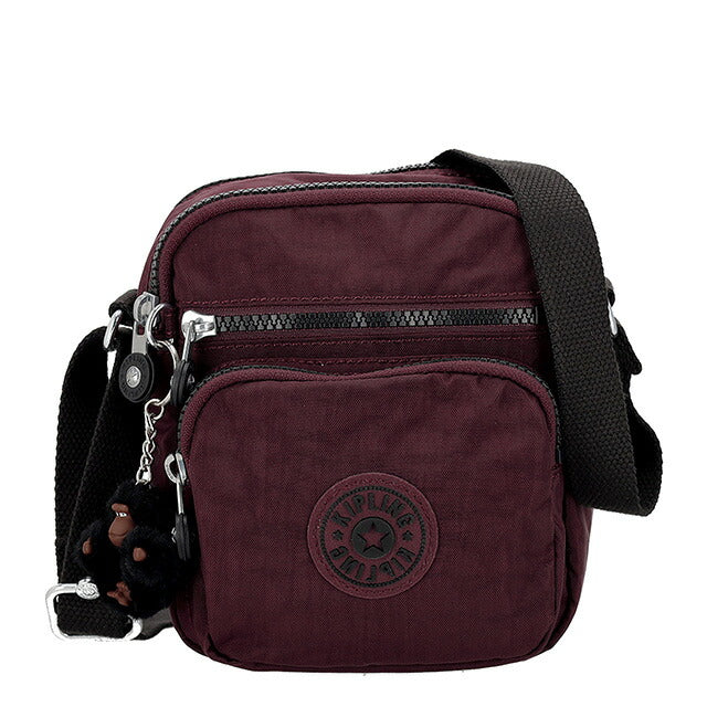 キプリング ショルダーバッグ レディース ブランド Kipling KI91611QG MULBERRY MOCHA ボルドー 斜めがけ 高級 おしゃれ プレゼント 女性 実用的 かわいい