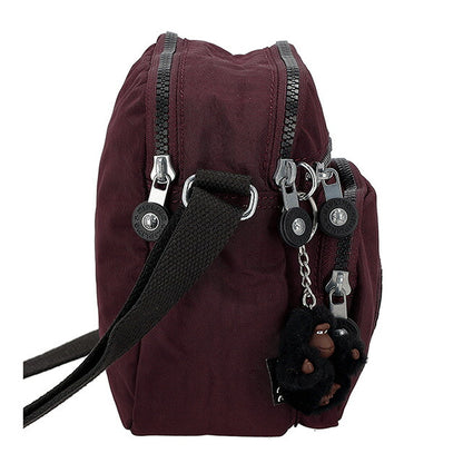 キプリング ショルダーバッグ レディース ブランド Kipling KI91611QG MULBERRY MOCHA ボルドー 斜めがけ 高級 おしゃれ プレゼント 女性 実用的 かわいい