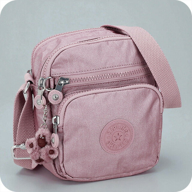 キプリング ショルダーバッグ レディース ブランド Kipling KI91639GL BERRY GLOW MET ピンク 斜めがけ 高級 おしゃれ プレゼント 女性 実用的 かわいい