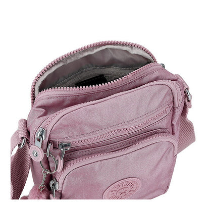 キプリング ショルダーバッグ レディース ブランド Kipling KI91639GL BERRY GLOW MET ピンク 斜めがけ 高級 おしゃれ プレゼント 女性 実用的 かわいい