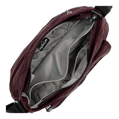キプリング ショルダーバッグ レディース ブランド Kipling KI93901QG MULBERRY MOCHA ボルドー 斜めがけ 高級 おしゃれ プレゼント 女性 実用的 かわいい