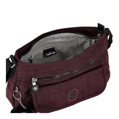 キプリング ショルダーバッグ レディース ブランド Kipling KI93901QG MULBERRY MOCHA ボルドー 斜めがけ 高級 おしゃれ プレゼント 女性 実用的 かわいい