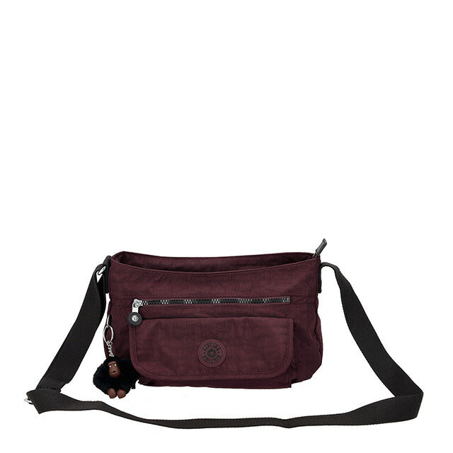 レディース Kipling ショルダーバッグ バーガンディ