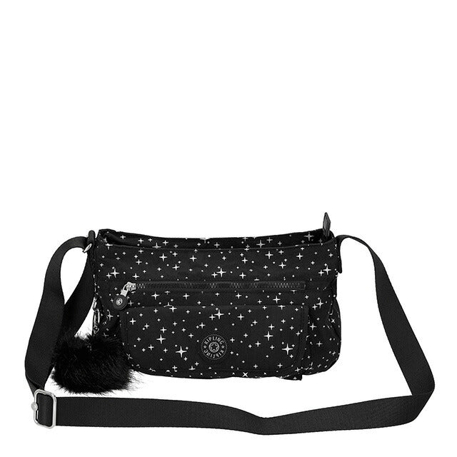 キプリング ショルダーバッグ レディース ブランド Kipling KI93911OM COSMIC TWILIGHT ブラック 斜めがけ 高級 おしゃれ プレゼント 女性 実用的 かわいい