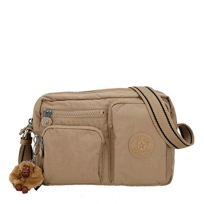 Kipling 单肩包女士品牌 Kipling CHINA KIA9Z80NW EARLY TAN P 棕色斜挎包奢华时尚礼物女士实用可爱
