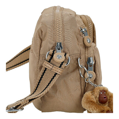 Kipling 单肩包女士品牌 Kipling CHINA KIA9Z80NW EARLY TAN P 棕色斜挎包奢华时尚礼物女士实用可爱