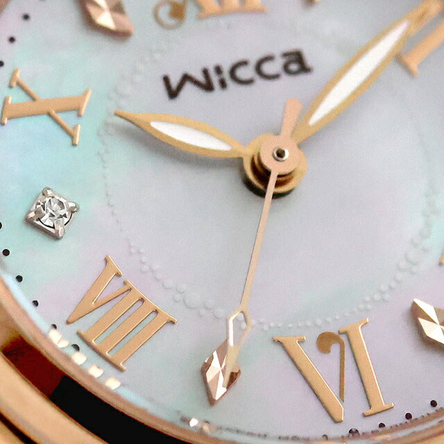 【新品】シチズン CITIZEN wicca 腕時計 レディース KL0-561-21 ソーラーテック電波（H0F6-04M） ホワイトシェルxピンクゴールド アナログ表示 KL0-561-21 ｜ シチズン ウィッカ ソーラーテック電波 – 腕時計のななぷれ