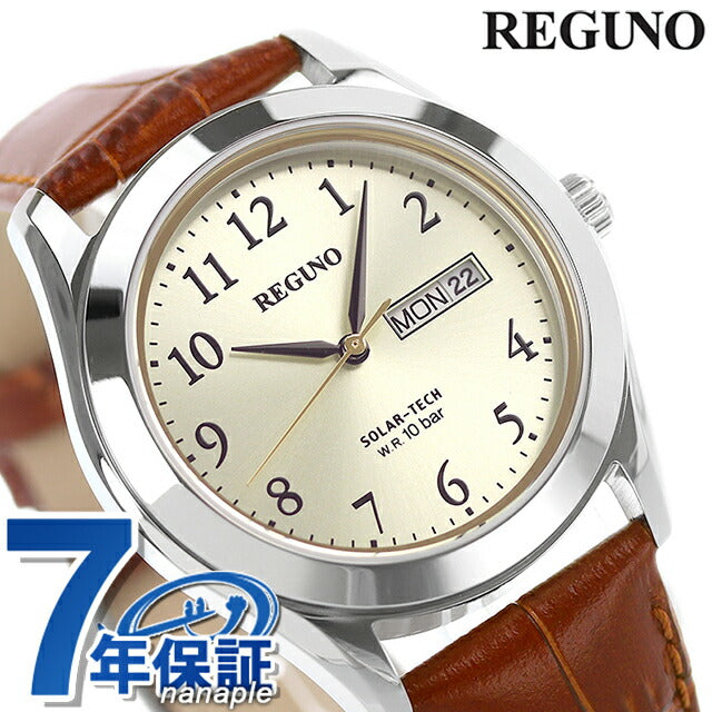 Citizen Regno Standard Ring Eco Drive Solar Watch Brand KM1-211-30 CITIZEN Gold Brown Men&
