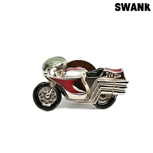 スワンク ネクタイピン KAMEN RIDER×SWANK 仮面ライダー サイクロン号 タイバー タイピン メンズ KR-2021-PIN03 シルバー アクセサリー 記念品 ギフト KR-2021-PIN03