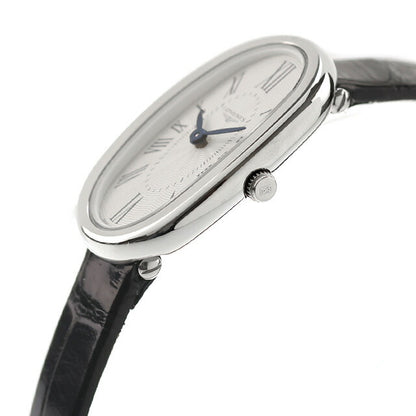 ロンジン サンフォネット クォーツ 電池式 腕時計 ブランド レディース LONGINES L2.305.4.71.0 アナログ シルバー ブラック 黒 スイス製 L2-305-4-71-0