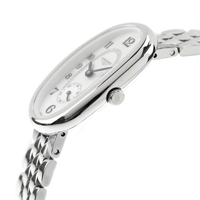 ロンジン サンフォネット クォーツ 電池式 腕時計 ブランド レディース LONGINES L2.306.4.83.6 アナログ ホワイトシェル 白 スイス製 L2-306-4-83-6