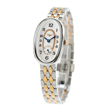 ロンジン サンフォネット クォーツ 電池式 腕時計 ブランド レディース LONGINES L2.306.5.83.7 アナログ ホワイトシェル シルバー L2-306-5-83-7