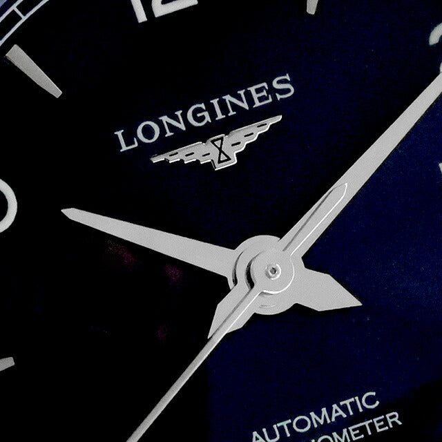 ロンジン レコード 自動巻き 腕時計 ブランド レディース LONGINES L2.320.4.96.6 アナログ ブルー スイス製 L2-320-4-96-6