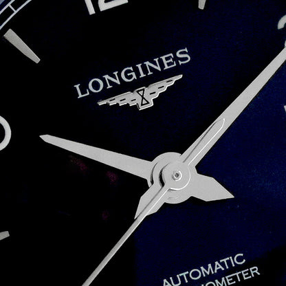 ロンジン レコード 自動巻き 腕時計 ブランド レディース LONGINES L2.320.4.96.6 アナログ ブルー スイス製 L2-320-4-96-6