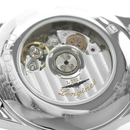 ロンジン レコード 自動巻き 腕時計 ブランド レディース LONGINES L2.321.4.76.6 アナログ シルバー スイス製 L2-321-4-76-6