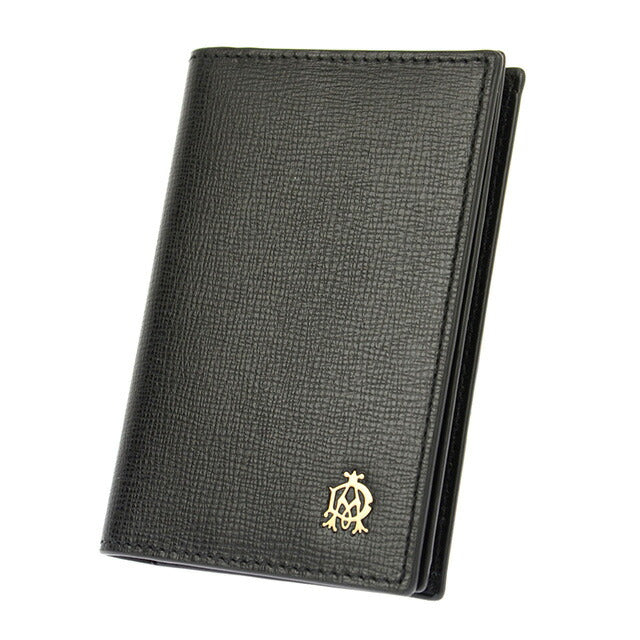 【新品未使用】ダンヒル 名刺入 シボ革 レザー 現行 証明書 箱付 ブラック dunhill ダンヒル 名刺入れ メンズ BELGRAVE レザー カード