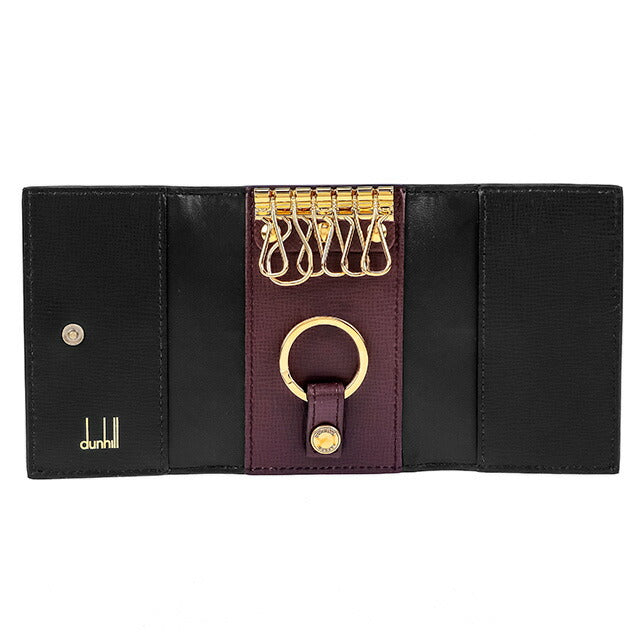 ダンヒル キーケース メンズ ブランド dunhill L2S850A ブラック/ボルドー L2S850A