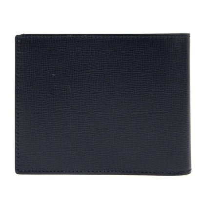 ダンヒル 二つ折り財布 二折財布 メンズ ブランド dunhill レザー L2T732N ネイビー/イエロー