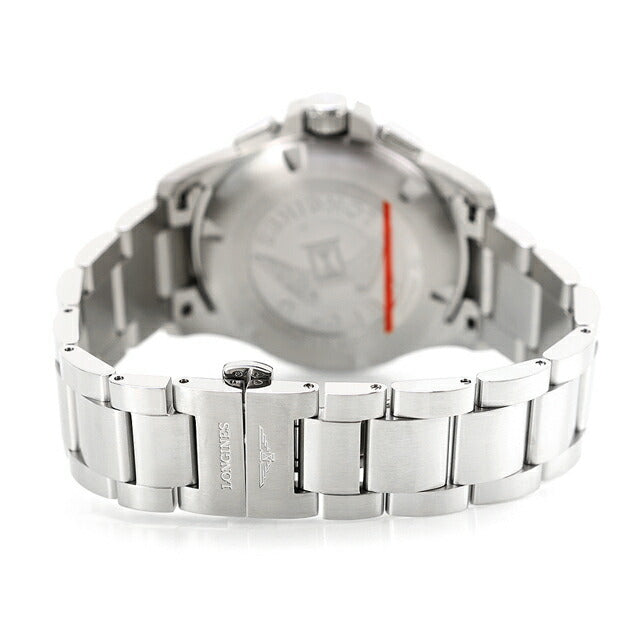 ロンジン コンクエスト V.H.P クォーツ 電池式 腕時計 ブランド メンズ クロノグラフ LONGINES L3.717.4.96.6 アナログ ブルー スイス製 L3-717-4-96-6