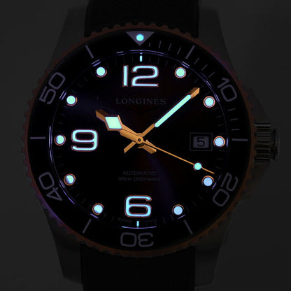 ロンジン ハイドロ コンクエスト 自動巻き 腕時計 ブランド メンズ LONGINES L3.780.3.78.9 アナログ ダークブラウン スイス製 L3-780-3-78-9