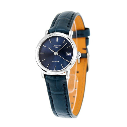 ロンジン エレガント 自動巻き 腕時計 ブランド レディース LONGINES L4.309.4.92.2 アナログ ブルー スイス製 L4-309-4-92-2