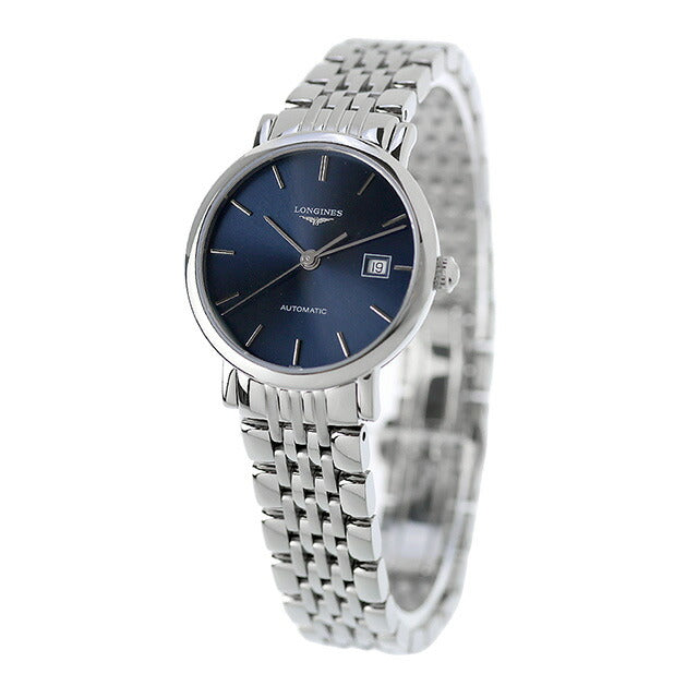ロンジン エレガント 自動巻き 腕時計 ブランド レディース LONGINES L4.310.4.92.6 アナログ ブルー スイス製 L4-310-4-92-6