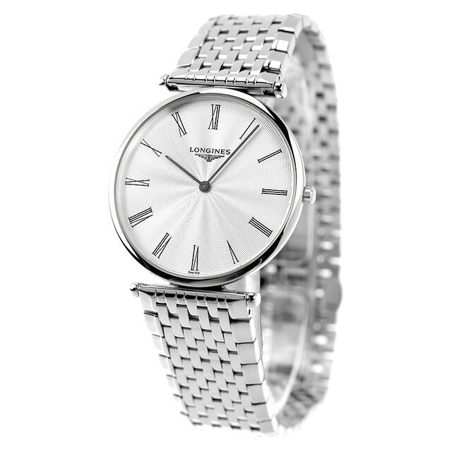 ロンジン グランクラシック クォーツ 電池式 腕時計 ブランド メンズ LONGINES L4.755.4.71.6 アナログ シルバー スイス製 L4-755-4-71-6