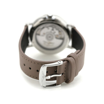 ロンジン エレガント 自動巻き 腕時計 ブランド メンズ LONGINES L4.812.4.11.2 アナログ ホワイト ベージュ 白 スイス製 L4-812-4-11-2