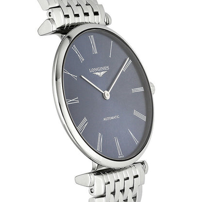 ロンジン グランクラシック 自動巻き 腕時計 ブランド メンズ LONGINES L4.908.4.94.6 アナログ ブルー スイス製 L4-908-4-94-6