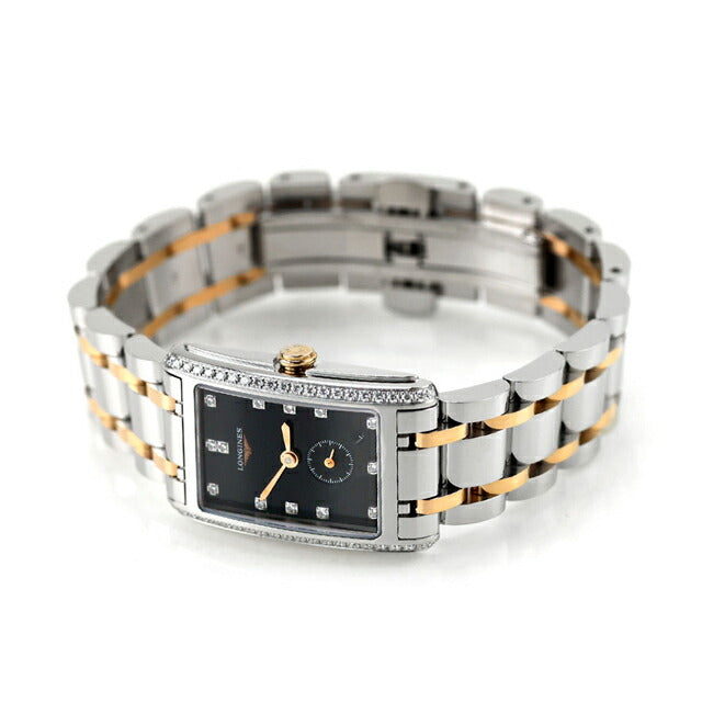 ロンジン ドルチェビータ クォーツ 電池式 腕時計 ブランド レディース LONGINES L5.255.5.59.7 アナログ ブラック シルバー L5-255-5-59-7
