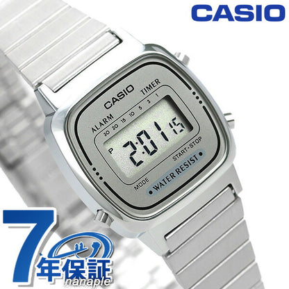 カシオ チープカシオ CASIO クォーツ 電池式 LA670WA-7 カシオコレクション スタンダード 海外モデル レディース チプカシ 腕時計 ブランド LA670WA-7DF