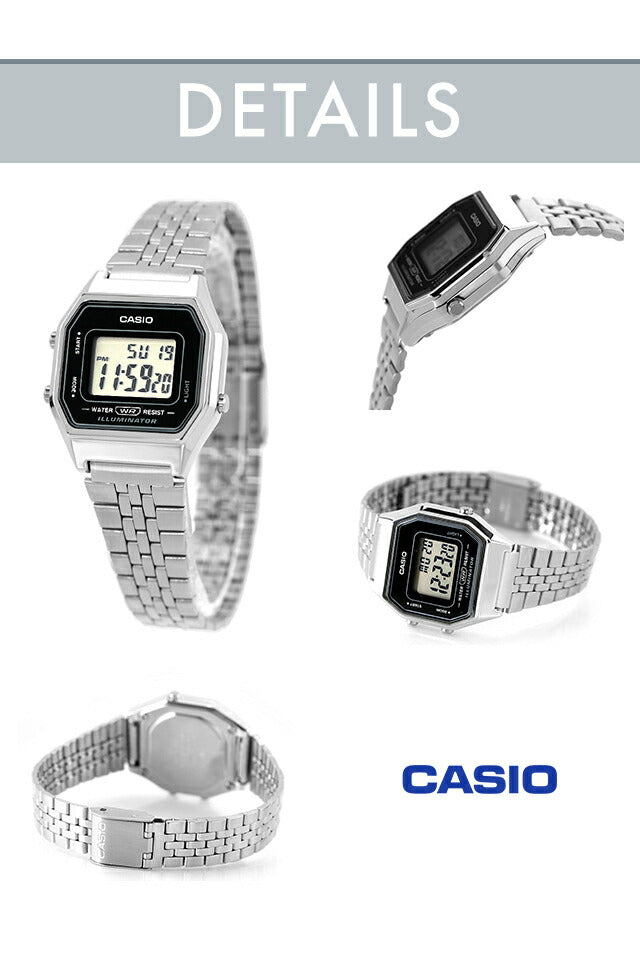 カシオ チープカシオ CASIO ヴィンテージ クォーツ 電池式 LA680W ユニセックス チプカシ メンズ レディース 腕時計 ブランド カシオ casio デジタル ブラック グレー 黒 選べるモデル おしゃれ 防水 かわいい プレゼント 実用的