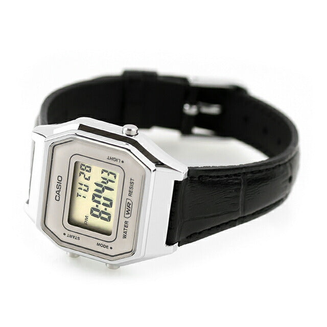 【新品】 CASIO 腕時計 レディース LA680WEL-1DF ヴィンテージ VINTAGE クォーツ 電池式 ライトグレーxブラック デジタル表示 Relógio CASIO Vintage LA680WEL-1DF