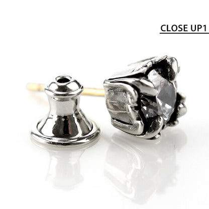 ライオンハート ピアス メンズ ブランド ベーシック スターリングシルバー スタッド 片耳用 アクセサリー 選べるモデル LH-earrings4