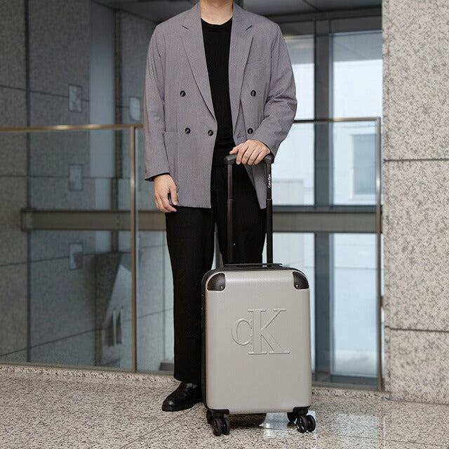 カルバンクライン スーツケース メンズ レディース ブランド Calvin Klein LH118LN3 HGR S グレー LH118LN3-HGR-S