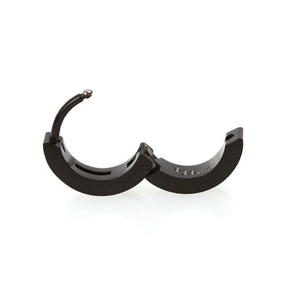 ピアス LION HEART 片耳 ステンレススチール CZ ユニセックス メンズ レディース LHMP001N ブラック アクセサリー 記念品 プレゼント ギフト LHMP001N