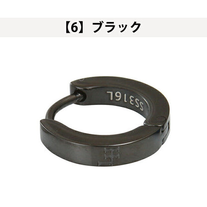 ライオンハート ピアス メンズ レディース ブランド LION HEART サージカルステンレス フープ 片耳用 LHMP006 アクセサリー 選べるモデル LHMP006
