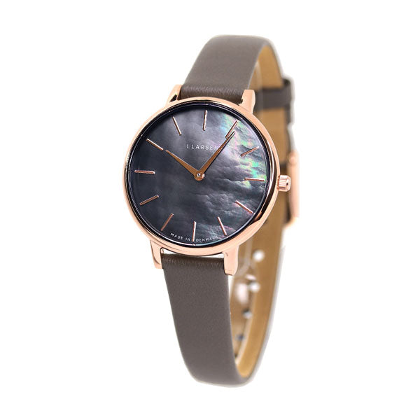 エルラーセン 時計 キャロライン 30mm 限定モデル レディース 腕時計 ブランド LL146RSBGY ブラックシェル グレー LL146RSBGY