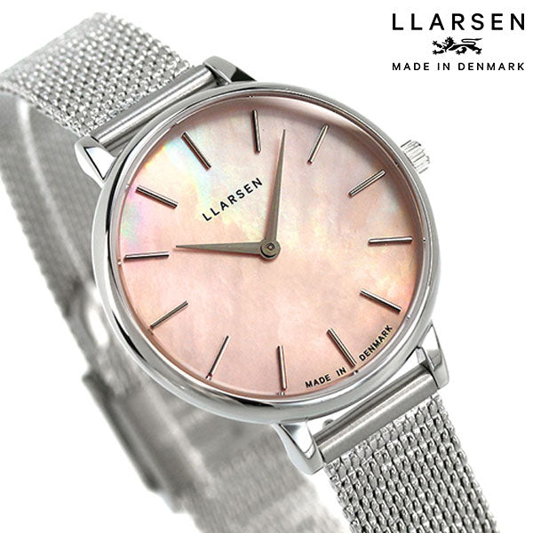 エルラーセン 時計 トレジャー 日本限定モデル 30mm レディース 腕時計 ブランド LL146SSPSM ピンクシェル LL146SSPSM