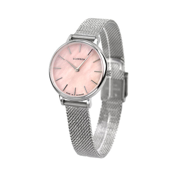 エルラーセン 時計 トレジャー 日本限定モデル 30mm レディース 腕時計 ブランド LL146SSPSM ピンクシェル LL146SSPSM