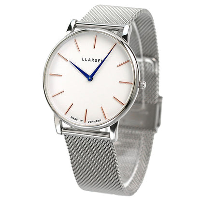 エルラーセン 時計 オリバー 日本限定モデル 39mm メンズ 腕時計 ブランド LL147SWDSMS ホワイト LL147SWDSMS
