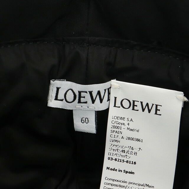 ロエベ ハット メンズ ブランド LOEWE K820HB1X63 ブラック 帽子 選べるモデル LOE820HB1X63A