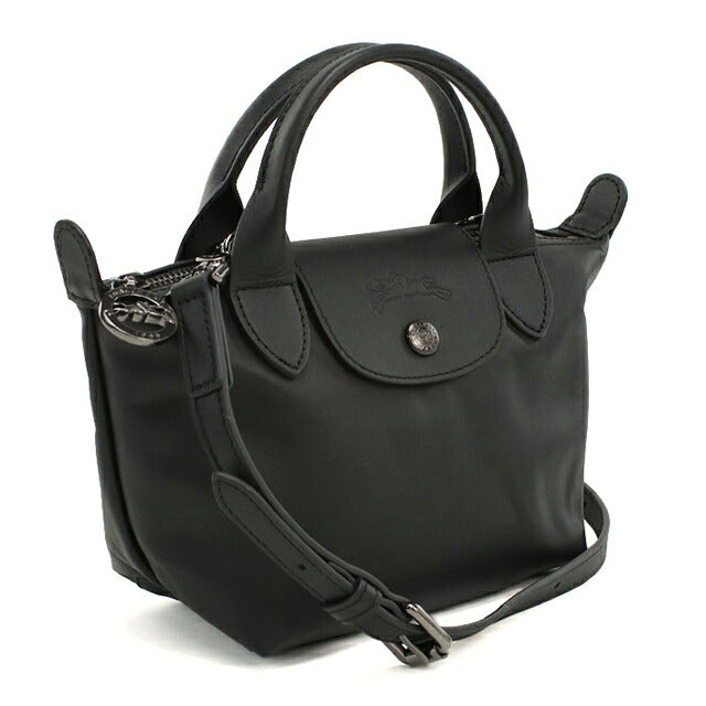 ロンシャン ハンドバッグ レディース ブランド Longchamp 2WAY レザー 1500 ブラック LON1500101