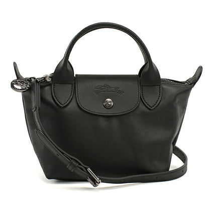ロンシャン ハンドバッグ レディース ブランド Longchamp 2WAY レザー 1500 ブラック LON1500101