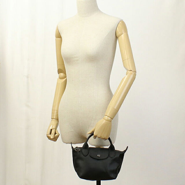 ロンシャン ハンドバッグ レディース ブランド Longchamp 2WAY レザー 1500 ブラック LON1500101