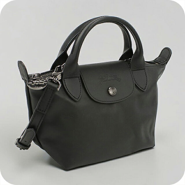 ロンシャン ハンドバッグ レディース ブランド Longchamp 2WAY レザー 1500 ブラック LON1500101
