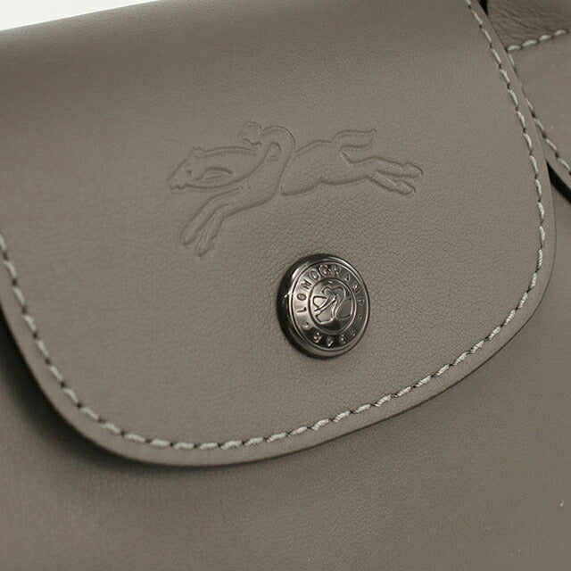 ロンシャン ハンドバッグ レディース ブランド Longchamp 2WAY レザー 1500 グレー LON1500121