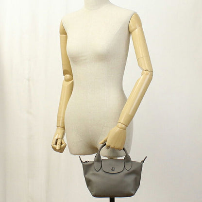 ロンシャン ハンドバッグ レディース ブランド Longchamp 2WAY レザー 1500 グレー LON1500121